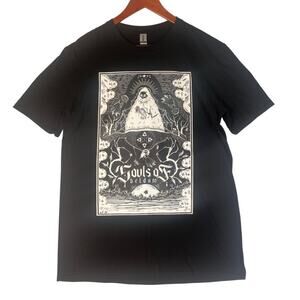 Soles of Beldam Soul Collector Graphic T-Shirt Womens Medium Goth Dark Black